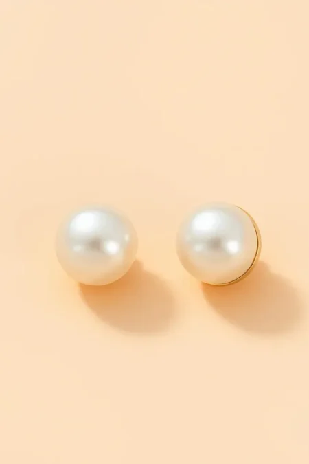 Aretes Perla y Oro