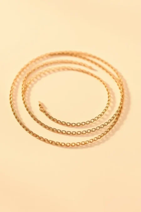 Collar Cadena Fina 18k