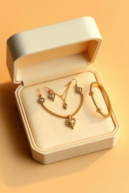 Set Aretes + Collar Noche