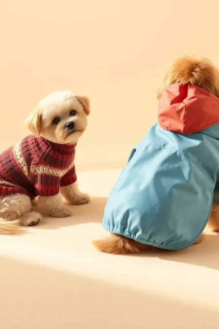Suéter tejido coral para perro