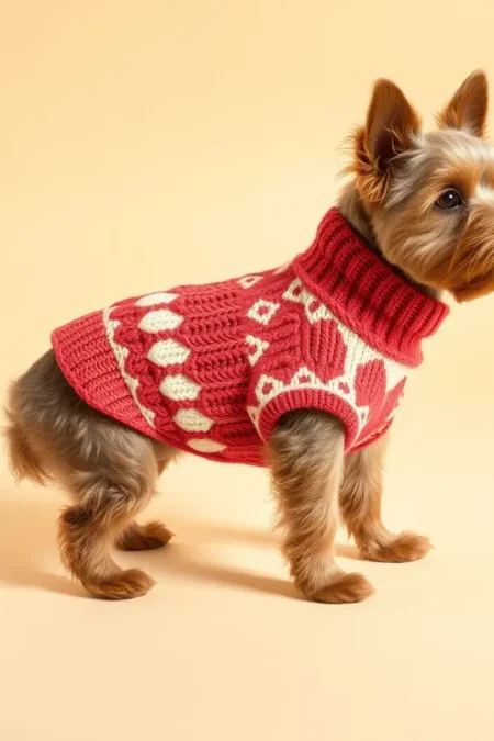 Suéter tejido para perro