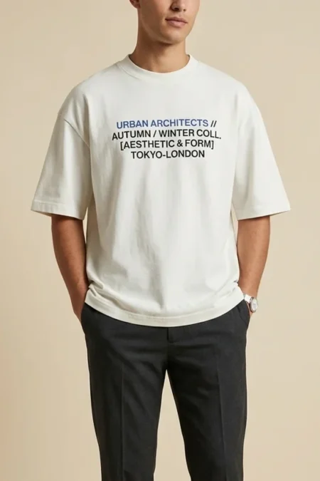Perspectiva tres cuartos de Camiseta Graphic Couture